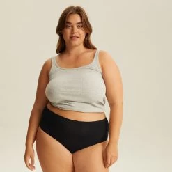 Culotte Très Haute One Size Noire JUST ONE COTON 7 Culotte Très Haute One Size Noire JUST ONE COTON -Bestform Lingerie BL04601 030 WEB 3