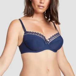 Soutien-gorge Emboîtant Avec Armatures Marine Sydney Pure -Bestform Lingerie BL14563 021 WEB 1