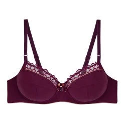 Soutien-gorge Emboîtant Avec Armatures Cassis Sydney Pure