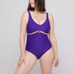 Maillot Une Pièce Sans Armatures Violet MADDELANA 5 Maillot Une Pièce Sans Armatures Violet MADDELANA -Bestform Lingerie BS74416 082 WEB 11