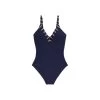 Maillot Une Pièce Sans Armatures Marine Précieux TAVOLARA